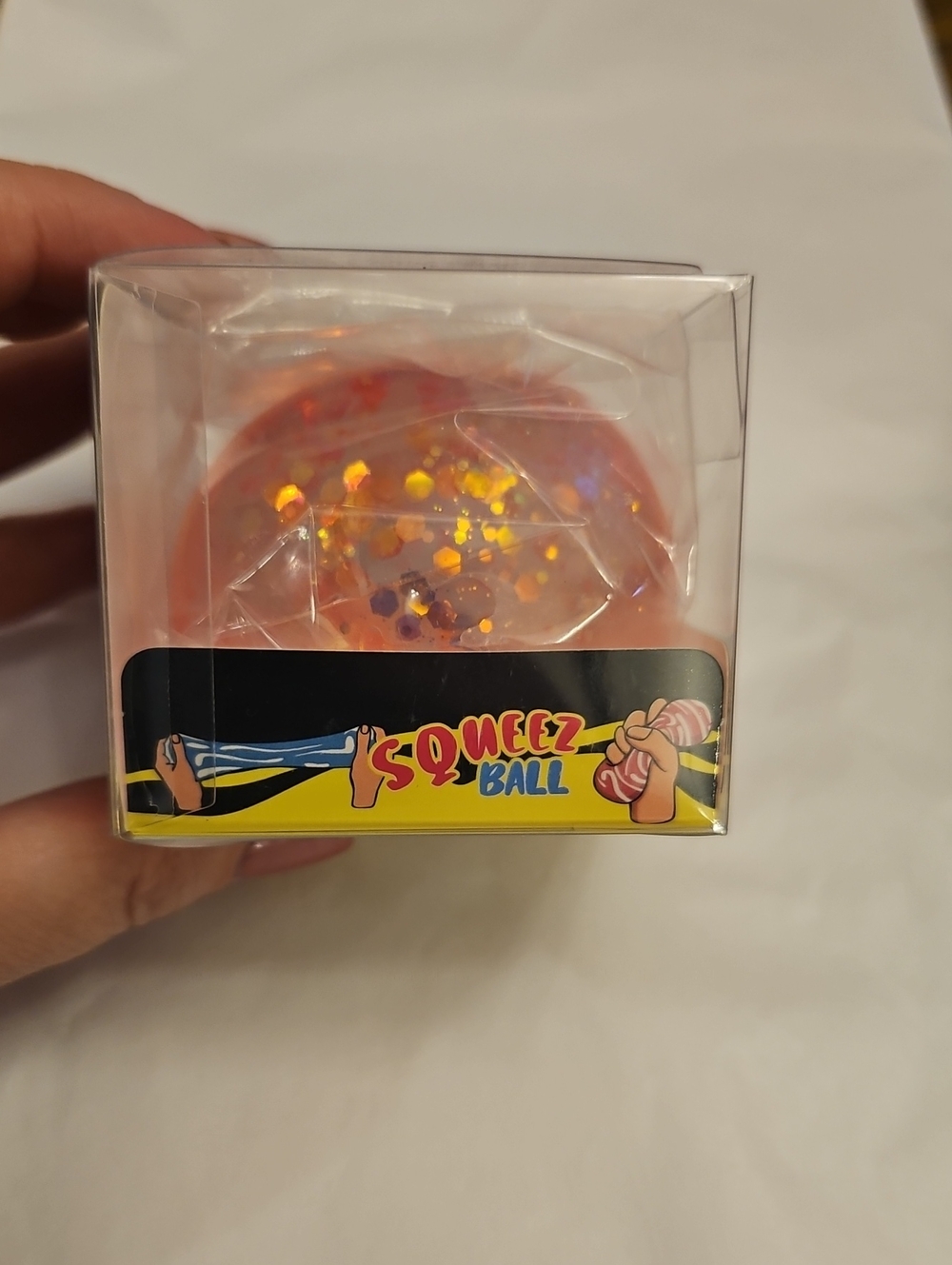 NEW! Squeez Ball Orange & Yellow